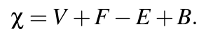 Euler characteristic formula