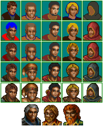 PixelFace portraits